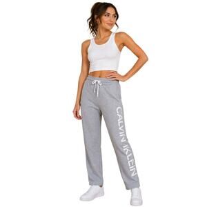 Calvin Klein Performance Gray Sweatpants Logo Joggers XL